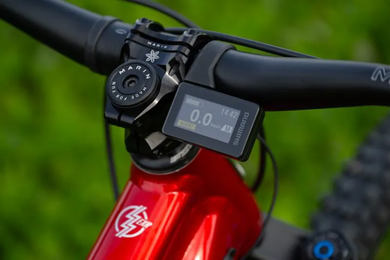 Marin Rift Zone E XR E.Mountain Bike - Red/ Black-2